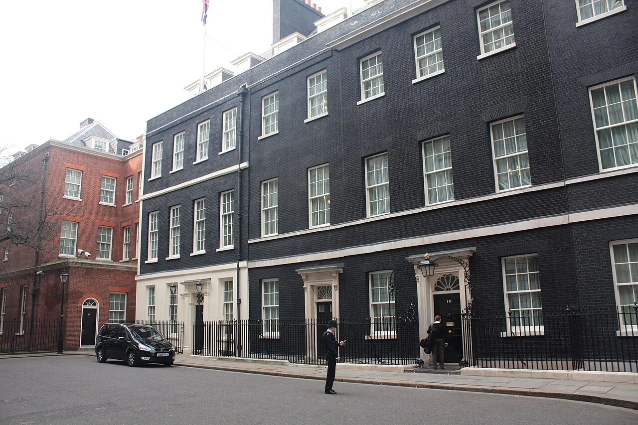 10 Downing Street, de ambtswoning en het kantoor van de Britse premier